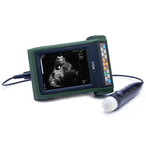 Ecógrafo veterinario de mano - MSU2 - Kaixin Electronic Instrument - multifuncional / blanco y negro