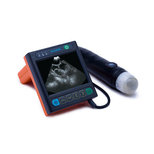 Ecógrafo veterinario portátil - MSU3 - Kaixin Electronic Instrument - multifuncional / blanco y negro