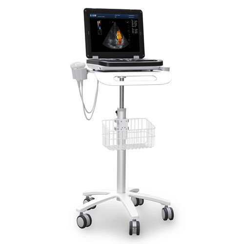 Ecógrafo portátil, con carro - DCU50 - Kaixin Electronic Instrument - para ecografía polivalente / blanco y negro / doppler-color