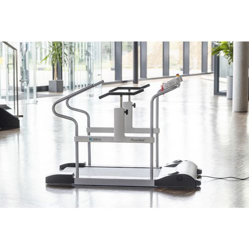 Cinta de correr con baranda - PhysioWalk® - zebris Medical - con apoyo para las axilas