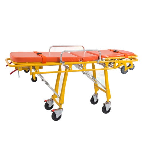 Carro camilla para traslado de pacientes - YXH-3C - Zhangjiagang Xiehe Medical Apparatus & Instruments - para ambulancias / manual / de altura variable