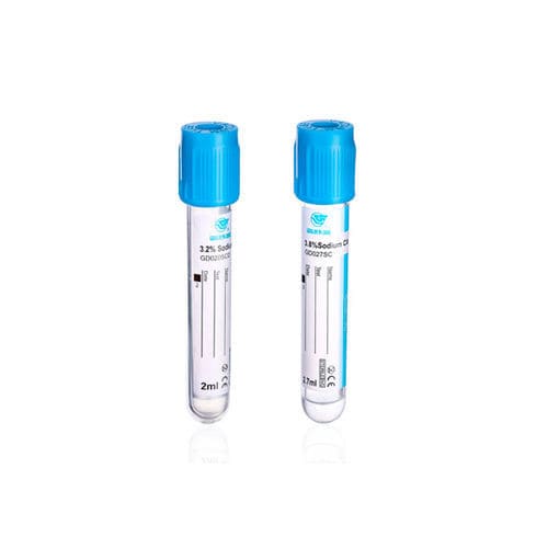 Tubo de extracción para el análisis de la coagulación - GD018SC - Zhejiang Gongdong Medical Technology - cilíndrico / de sangre / por plasma