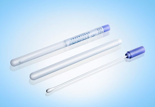 Hisopo de laboratorio - G1022 - Zhejiang Gongdong Medical Technology - con tubo de ensayo / de algodón / de plástico