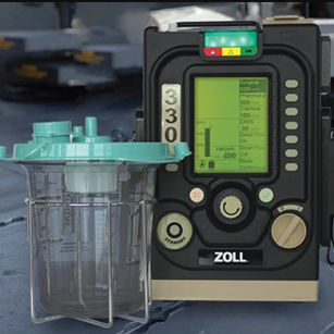 Aspirador quirúrgico con batería - 330  - ZOLL Medical Corporation - portátil