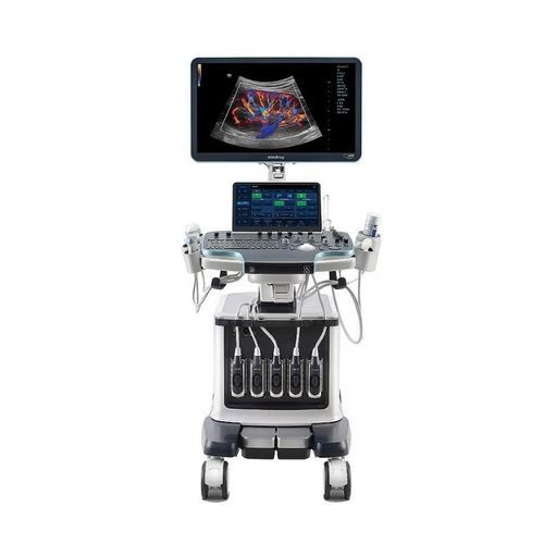 Ecógrafo con soporte - Resona 7 - Mindray North America - para ecografía polivalente / doppler-color / blanco y negro