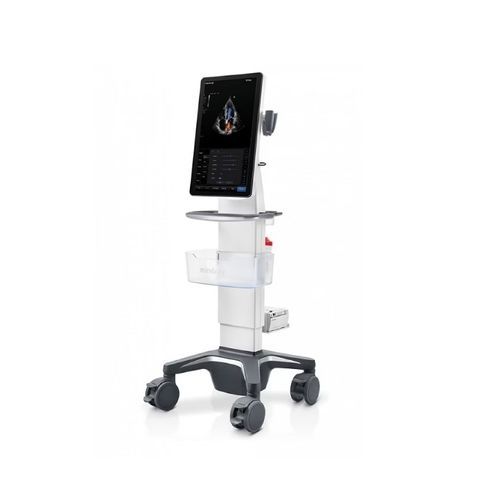 Ecógrafo portátil, con carro - TE7 Max - Mindray North America - para ecografía polivalente / blanco y negro / 21 pulgadas