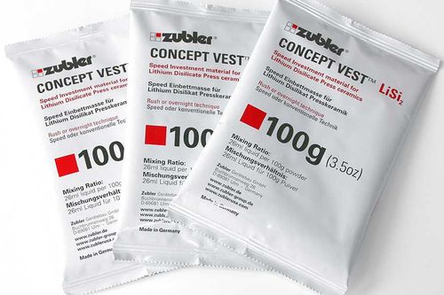 Material dental de cerámica - CONCEPT VEST™ - ZUBLER - de disilicato de litio / para restauración dental