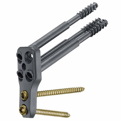Placa de compresión para trocánter - Targon® FN - Aesculap® - bloqueada / metálica