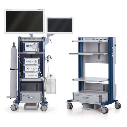 Carro para endoscopia - Aesculap® - de almacenamiento / con cajón / con estante