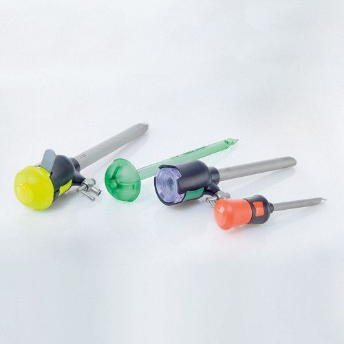 Trocar laparoscópico - Reusable and Hybrid System - Aesculap® - con puerto insuflación / con vaina