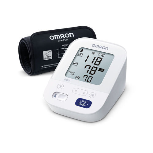 Tensiómetro electrónico automática - M3 Comfort - Omron Healthcare Europe - oscilométrica / con manguito para adulto / 2 x 60