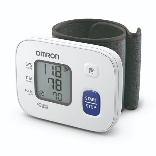 Tensiómetro electrónico automática - RS2 - Omron Healthcare Europe - oscilométrica / de muñeca / con batería recargable