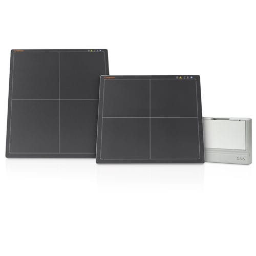 Panel detector plano para radiografía polivalente - Focus 35C - Carestream - para radiografía veterinaria / inalámbrico / 17 x 17