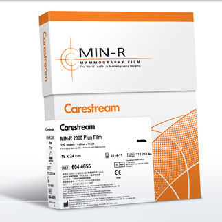 Película radiográfica para mamografía - MIN-R 2000 Plus - Carestream - 9 x 12 / 9 x 7
