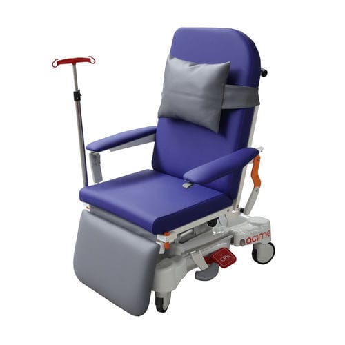 Sillón para tratamiento eléctrico - DHC Fusion  - Acime Frame - de 3 secciones / con reposapiernas / para quimioterapia