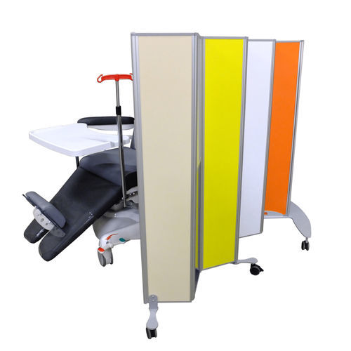 Biombo médico con ruedas - Nox - Acime Frame - 5 paneles / 7 paneles / de habitación de hospital