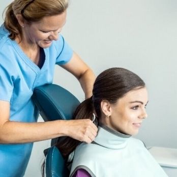 Delantal de protección radiológica dental protección delantera - Rinn  - Dentsply Sirona