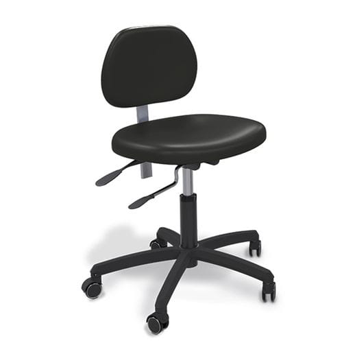 Taburete para odontología - Performer eVo - A-dec - para clínica dental / de altura variable / basculante