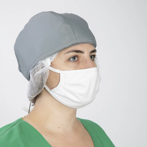 Gorro médico de protección radiológica protección delantera - Promega - protección lateral / protección trasera / 0,50 mm