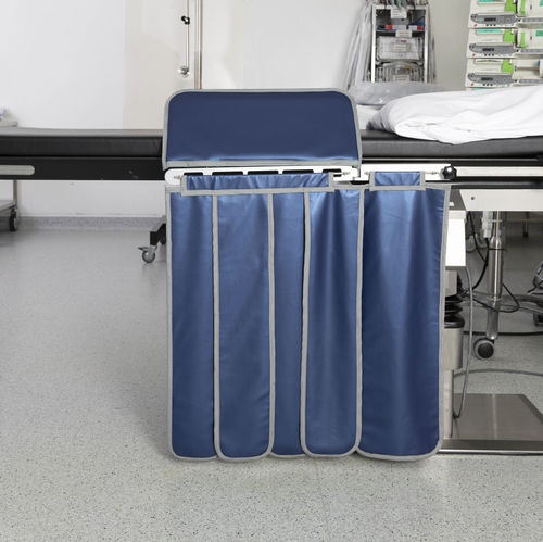 Cortina de radioprotección rayos X - BV2 - Promega - montada en sillón de reconocimiento / 0,50 mm