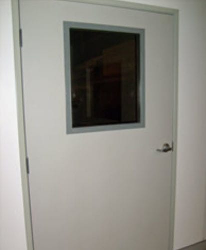 Puerta de protección - Hollow Metal - Ray-Bar Engineering Corporation - de protección radiológica / con blindaje / de hospital