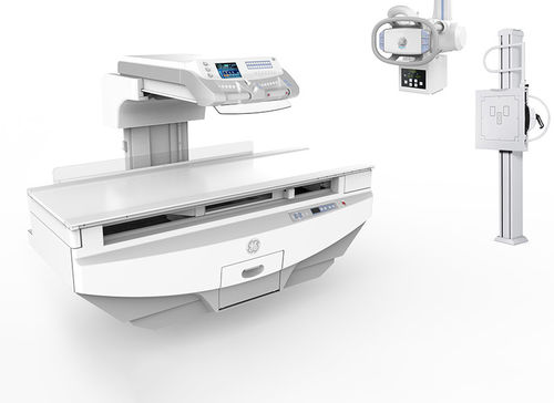 Sistema de radiofluoroscopia digital - Precision™ 600FP - GE Healthcare - para fluoroscopia diagnóstica / para radiografía polivalente / con mesa basculante