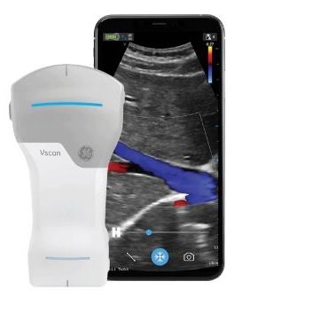 Ecógrafo de mano - Vscan Air™ - GE Healthcare - para ecografía polivalente / blanco y negro / doppler-color