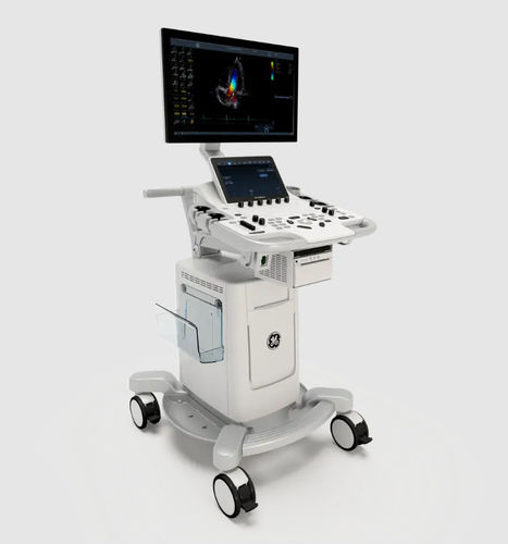 Ecógrafo con soporte - Vivid™ T8 - GE Healthcare - para ecografía cardiovascular / blanco y negro / doppler-color