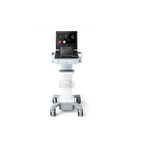 Ecógrafo portátil, con carro - 5500CV - Philips Healthcare - para ecografía polivalente / blanco y negro / doppler-color