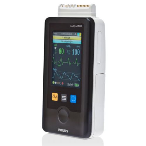 Monitor multiparamétrico portátil - IntelliVue MX40 - Philips Healthcare - ECG / RESP / PNI