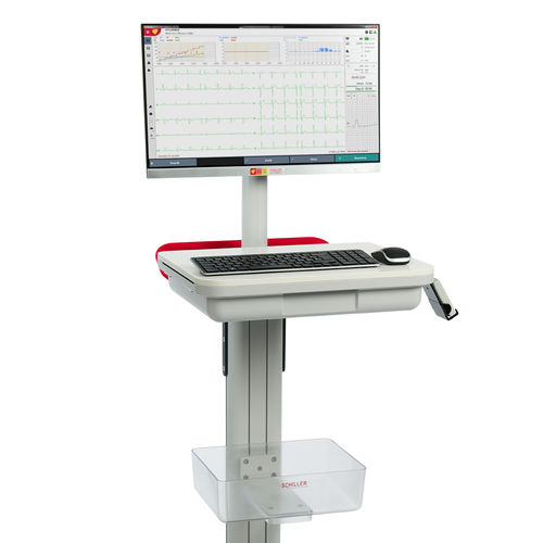 Equipo para pruebas de esfuerzo cardíaco - CARDIOVIT CS-104 - SCHILLER - con cinta rodante / con bicicleta de ejercicios