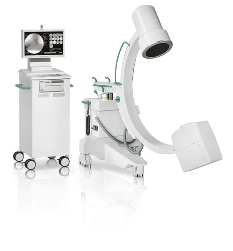 Arco quirúrgico móvil - 8000 - Ziehm Imaging - con tubo intensificador de imagen / con columna de vídeo