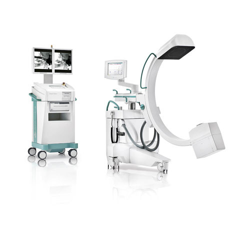 Arco quirúrgico móvil - VISION FD - Ziehm Imaging - con sensor plano / con columna de vídeo