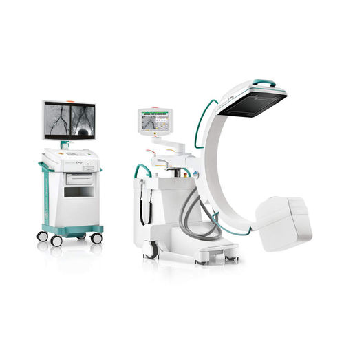 Arco quirúrgico móvil - VISION RFD - Ziehm Imaging - con sensor plano / con columna de vídeo