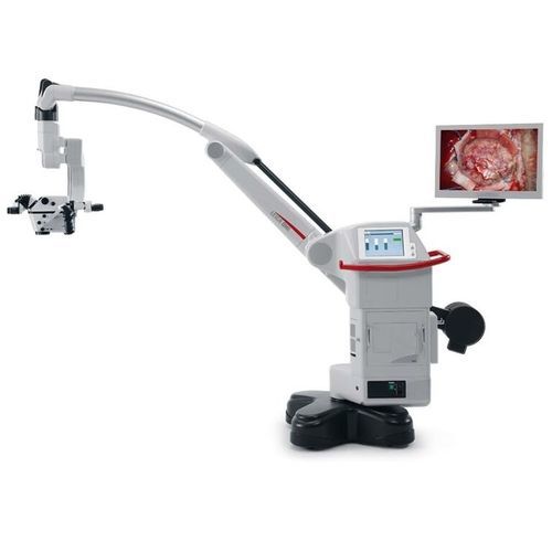 Microscopio quirúrgico de neurocirugía - M530 OH6 - Leica Microsystems - con ruedas