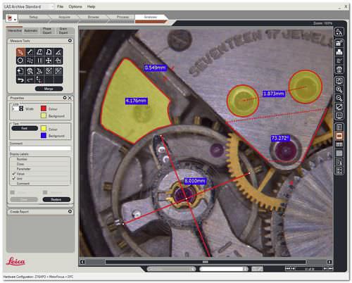 Software de análisis - LAS Interactive Measurement - Leica Microsystems - de visualización / de adquisición / de archivo