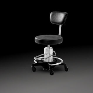Taburete para centro sanitario - 546 - Haag-Streit Diagnostics - de altura variable / giratorio / basculante