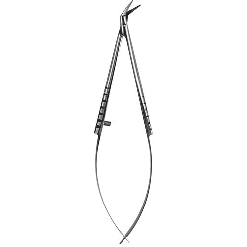Tijera para cirugía oftalmológica - 8023A - Moria Surgical - para humanos / curvada