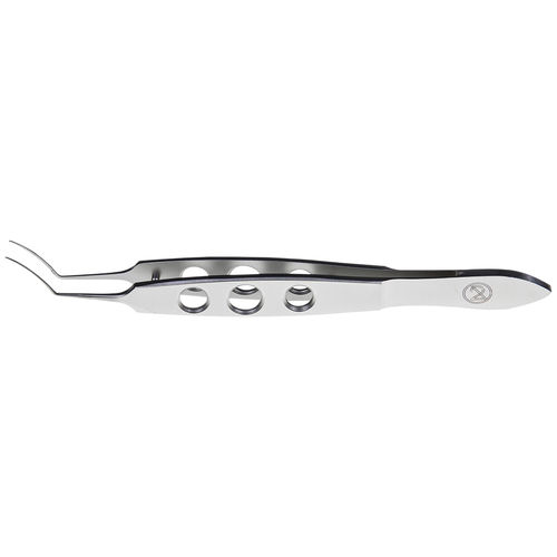 Pinza para oftalmología - 17503X10 - Moria Surgical - desechable / curva