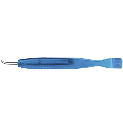 Pinza para oftalmología - 17247X10 - Moria Surgical - de agarre / desechable / curva