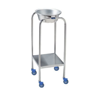Portacuencos con ruedas - P-1078-W/S-SS - Pedigo - de acero inoxidable