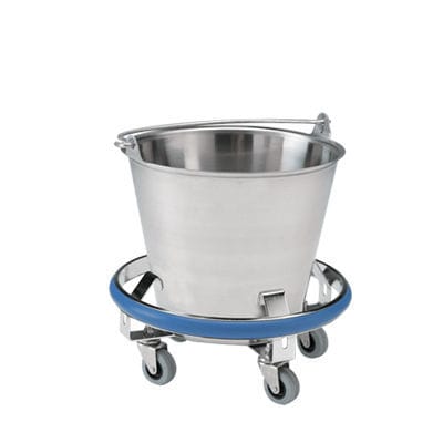 Portacuencos con ruedas - P-1020-SS - Pedigo - de acero inoxidable