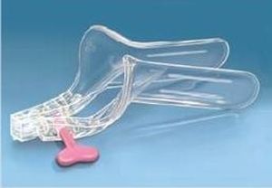 Espéculo vaginal - Medical Plus® - Medical Engineering Corporation - de Collin / de un solo uso / transparente