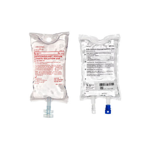 Bolsa de perfusión solución salina - 6B1285 - Fresenius Kabi - policloruro de vinilo