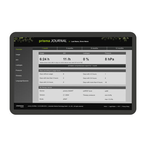 Software de gestión - prisma JOURNAL - Heinen und Löwenstein - de tratamiento / de registro / de impresión