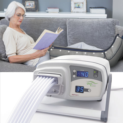 Unidad de presoterapia para piernas - LymphAssist™  - Huntleigh Healthcare - unidad de presoterapia para brazos / de mesa / 12 células independientes