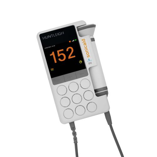 Doppler fetal - Sonicaid SR2  - Huntleigh Healthcare - de bolsillo / con cardiofrecuencímetro