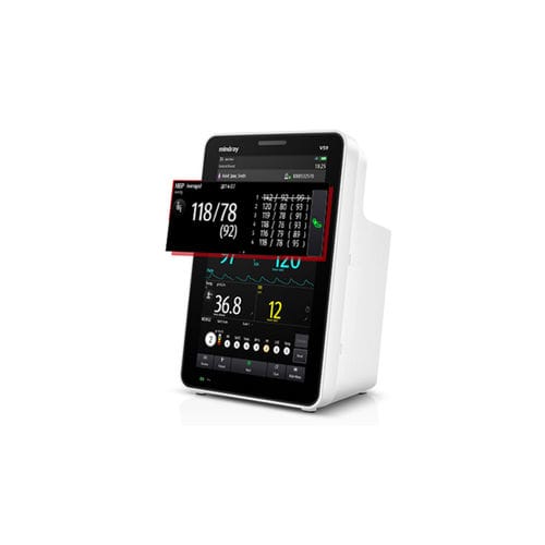 Monitor de paciente portátil - VS 9 - Mindray - de mesa / de noche / ECG