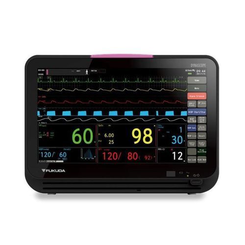 Monitor multiparamétrico modular - DYNASCOPE DS-1200 - Fukuda Denshi - con estación de trabajo todo en uno / de noche / ECG
