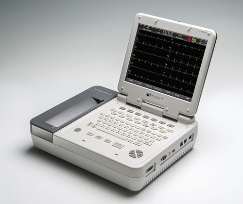 Electrocardiógrafo para diagnóstico en reposo - CardioExpress SL12A - Spacelabs Healthcare - 12 canales / digital / con impresora